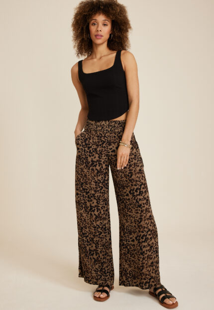 High Rise Printed Palazzo Pant