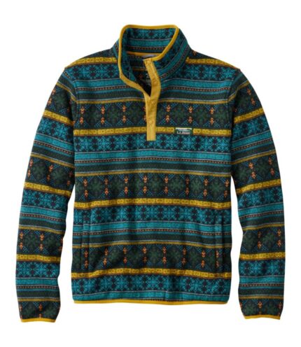 Men's L.L.Bean Sweater Fleece Pullover, Print